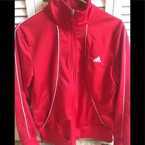 adidas Women’s Red Track Jacket  XL